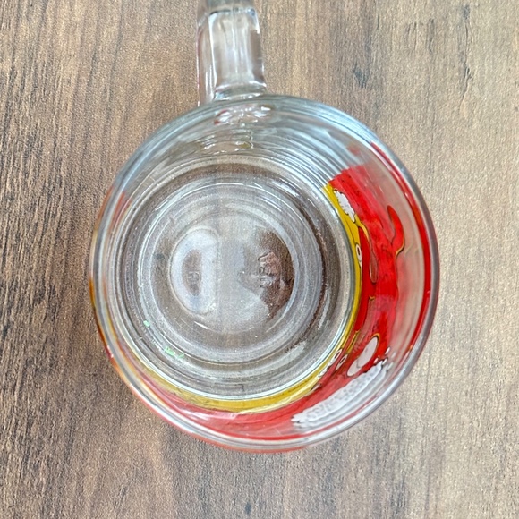 VINTAGE GARFIELD & ODIE Coffee Cup SKATEBOARD Friends 1978 McDonalds Glass Mug - Picture 6 of 7